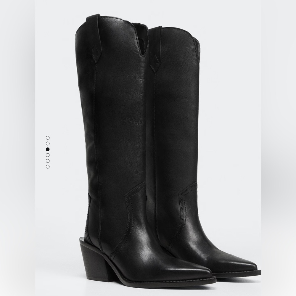 Mango Cowboy Boots